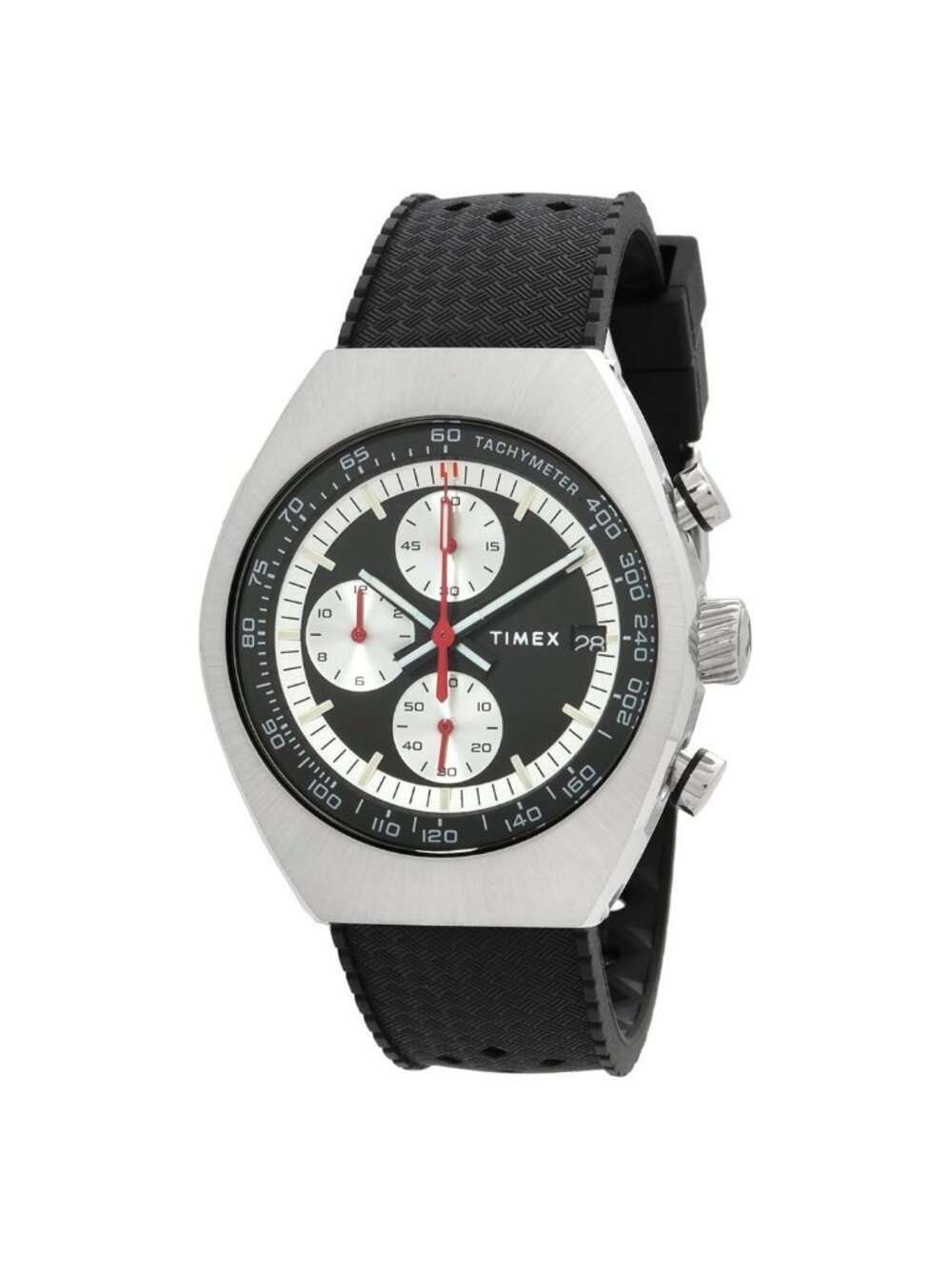 NWT Timex Legacy Chronograph Quartz Black Dial Men's Watch